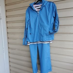 NWOT IZOD Blue Women' s Tracksuit